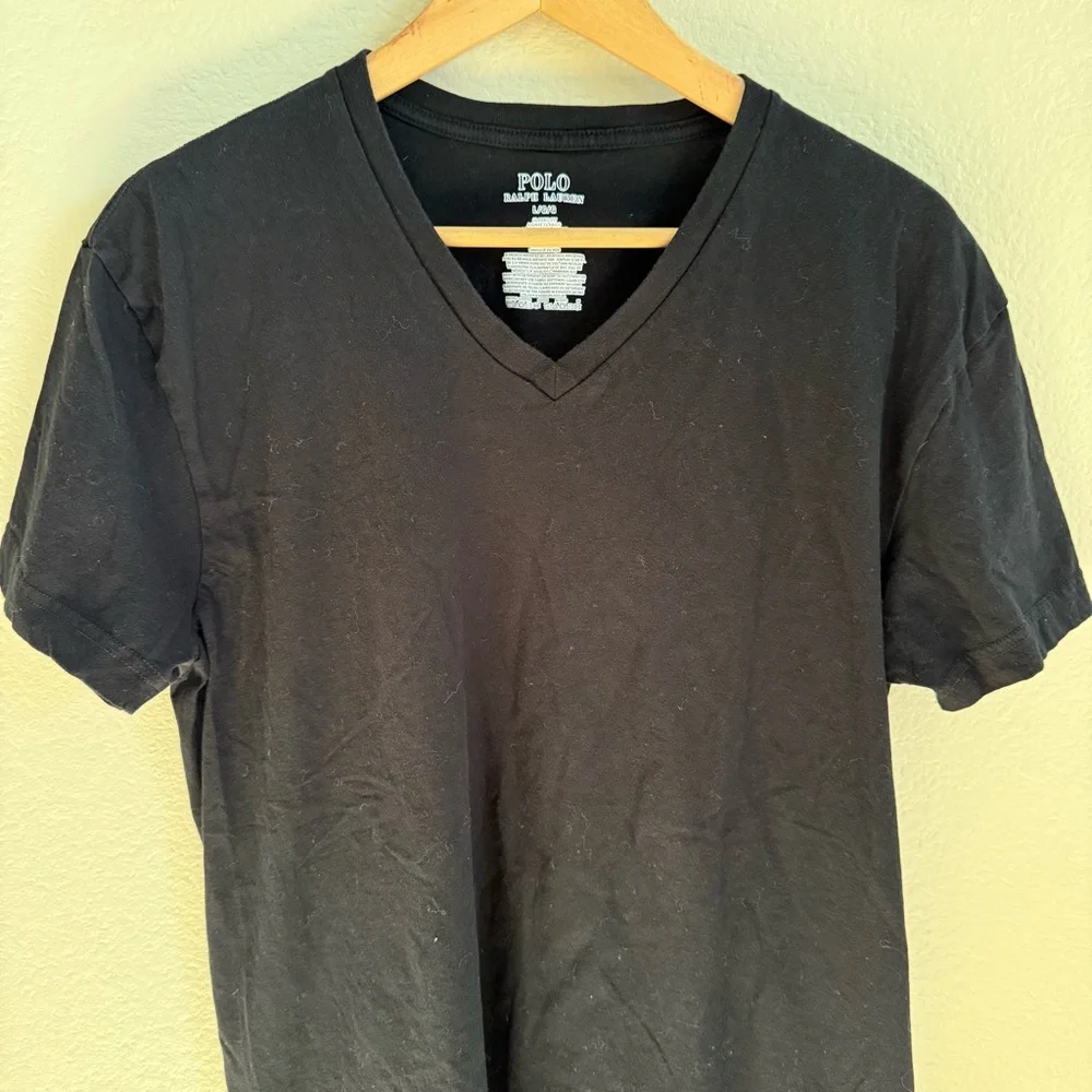 Polo Ralph Lauren Black Basic Shirt Size L